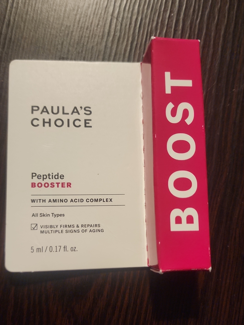 Paula's Choice Peptide Booster - Bright Pink & White Packaging